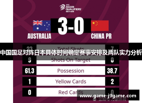 中国国足对阵日本具体时间确定赛事安排及两队实力分析